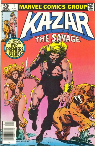 Ka-Zar, Vol. 3 #1B Newsstand Edition