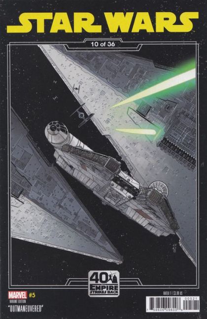 Star Wars, Vol. 3 (Marvel) #5B Chris Sprouse The Empire Strikes Back 40th anniversary Variant