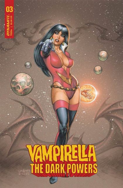 Vampirella: The Dark Powers #3B Variant Joseph Michael Linsner Cover