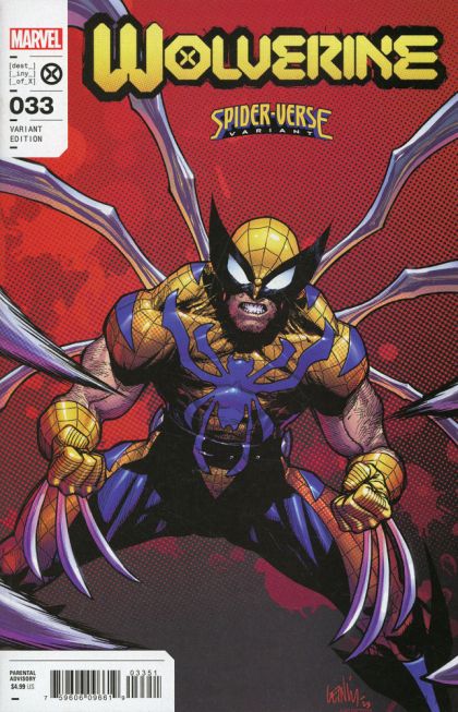 Wolverine, Vol. 7 #33D Leinil Francis Yu Spider-Verse Variant