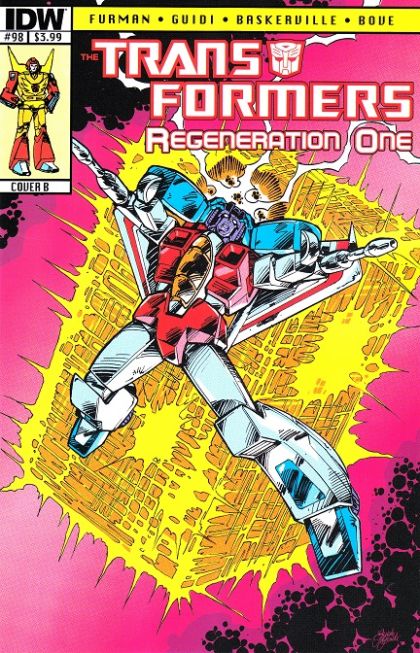 The Transformers: Regeneration One #98B Guido Guidi Cover