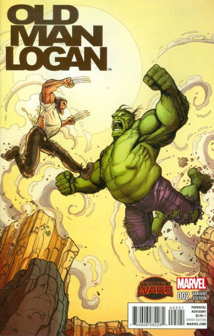 Old Man Logan, Vol. 1 #2B Nick Bradshaw 1:25 Cover