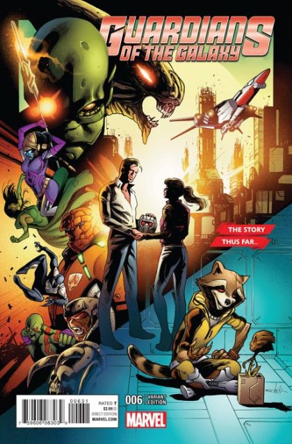 Guardians of the Galaxy, Vol. 4 #6C Variant Story Thus Far Cover