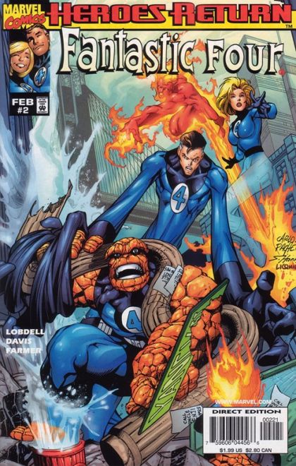 Fantastic Four, Vol. 3 #2B Variant Cover