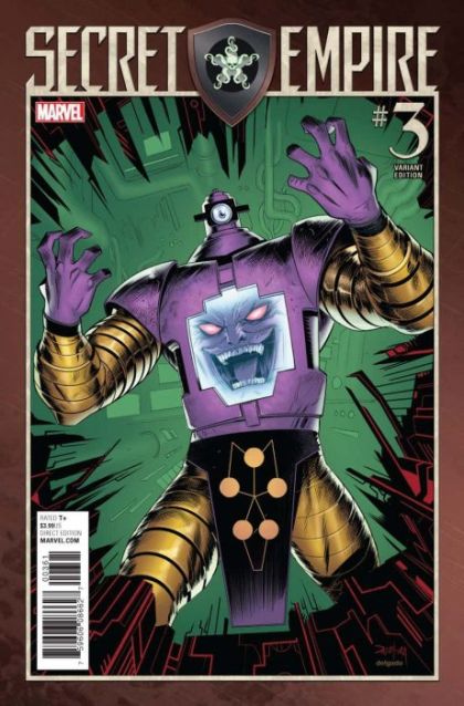 Secret Empire #3E Variant Dan Mora Villain Cover