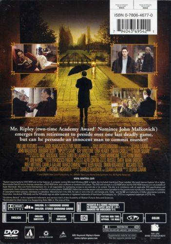 Ripley's Game (2002) - DVD