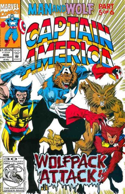 Captain America, Vol. 1 #406A Direct Edition