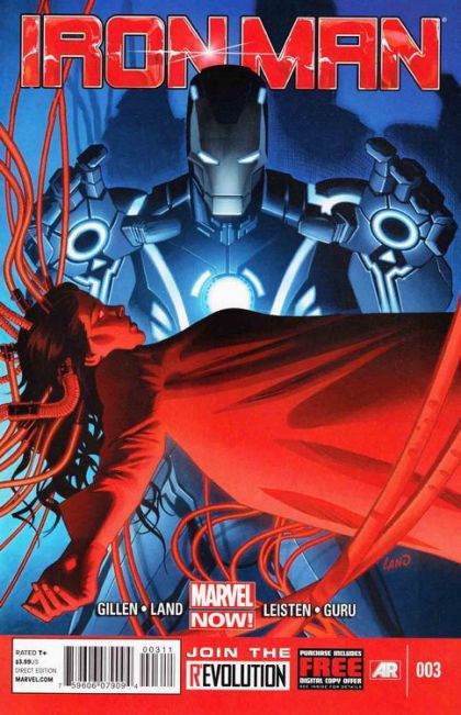 Iron Man, Vol. 5 #3A Regular Greg Land Cover
