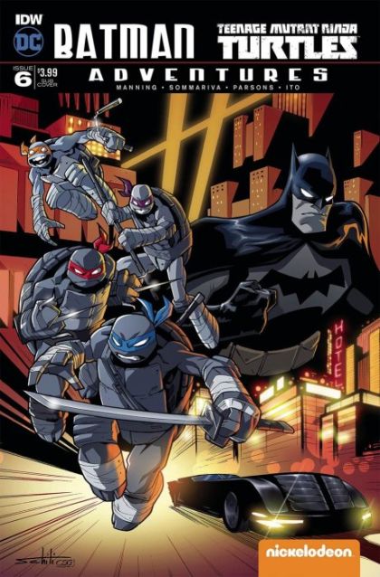 Batman / Teenage Mutant Ninja Turtles Adventures #6B Variant Valerio Schiti Subscription Cover