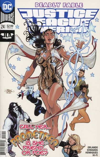 Justice League Of America, Vol. 5 #24A Regular Terry Dodson & Rachel Dodson Cover
