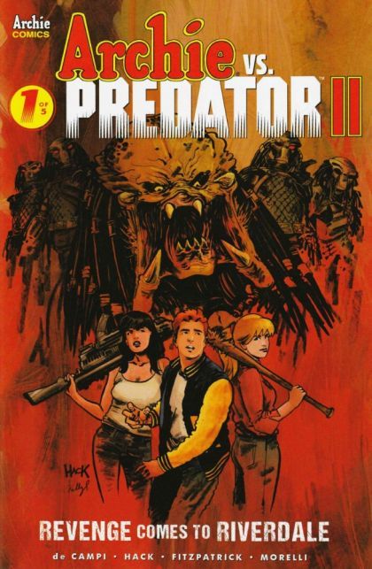 Archie vs. Predator, Vol. 2 #1A Robert Hack & Kelly Fitzpatrick Cover