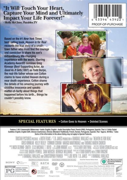 Heaven Is for Real (2014) - DVD
