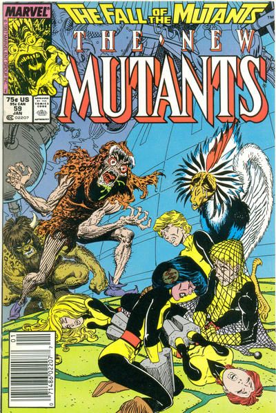 New Mutants, Vol. 1 #59B Newsstand Edition