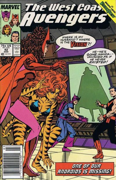 The West Coast Avengers, Vol. 2 #42B Newsstand Edition