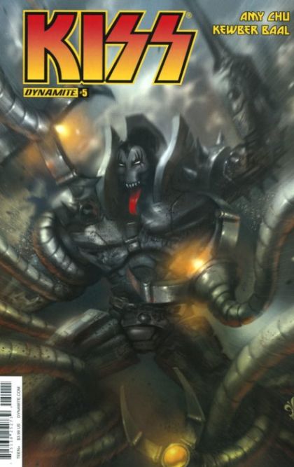 Kiss (Dynamite Entertainment) #5A Regular Lucio Parrillo Cover