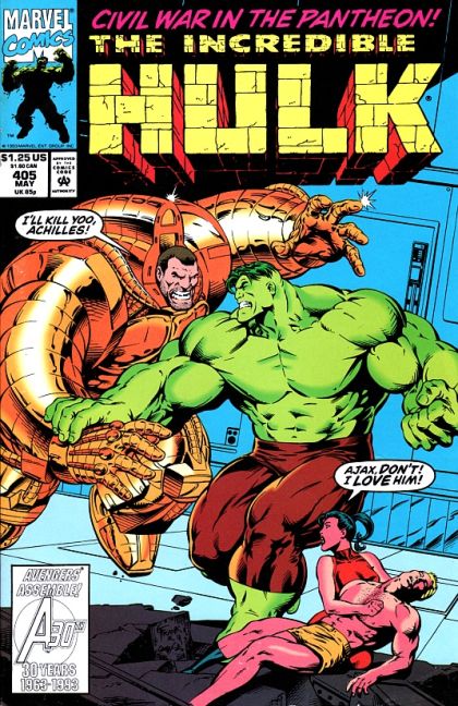The Incredible Hulk, Vol. 1 #405A Direct Edition