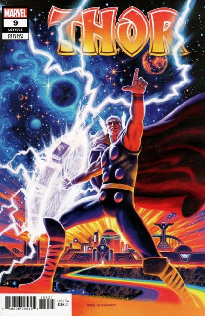 Thor, Vol. 6 #9B Variant Greg Hildebrandt Cover