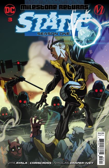 Static: Season One #3A Khary Randolph Card Stock Cover