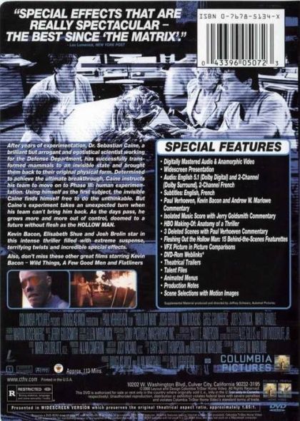 Hollow Man (2000) Special Edition - DVD