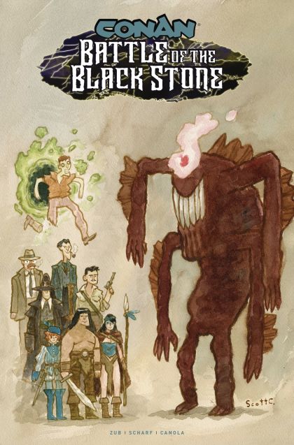 Conan the Barbarian: Battle of the Black Stone #3B Scott Campbell Variant