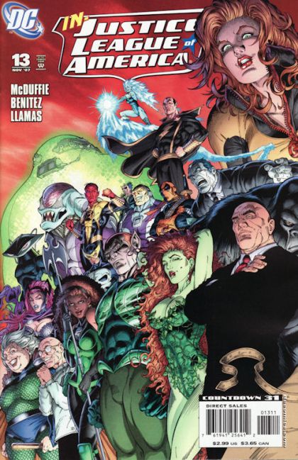 Justice League of America, Vol. 2 #13A Left Side Cover