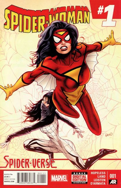 Spider-Woman, Vol. 5 #1A Regular Greg Land Cover
