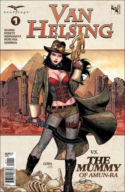 Grimm Fairy Tales: Van Helsing vs The Mummy of Amun Ra #1A Sean Chen Regular