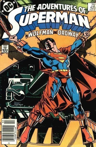 The Adventures of Superman #425B Newsstand Edition
