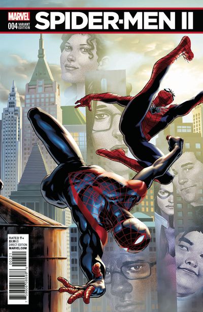 Spider-Men II #4B Variant Jesus Saiz Connecting D Cover