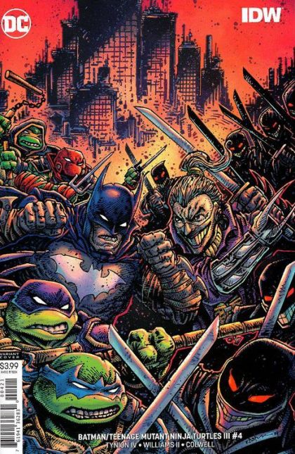 Batman / Teenage Mutant Ninja Turtles III #4B Variant Cover by Eastman and Tomi Varga