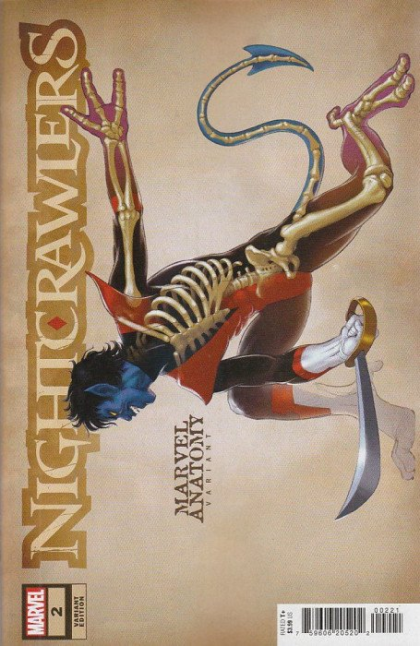 Nightcrawlers #2B Jonah Lobe Marvel Anatomy Cover