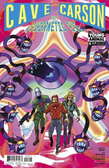 Cave Carson Has A Cybernetic Eye #6C Variant Brendan McCarthy Cover