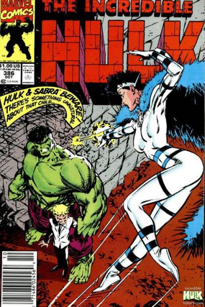 The Incredible Hulk, Vol. 1 #386B Newsstand Edition