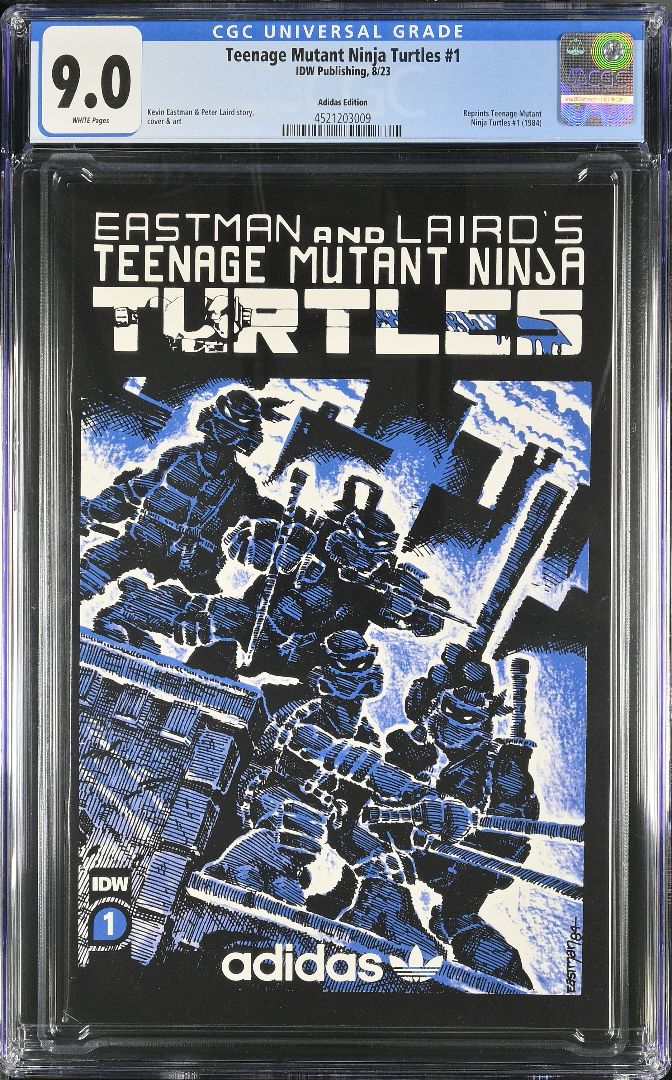 TMNT #1(Adidas) CGC 9.0 w Shell-Toe Shoes (1 of 2)