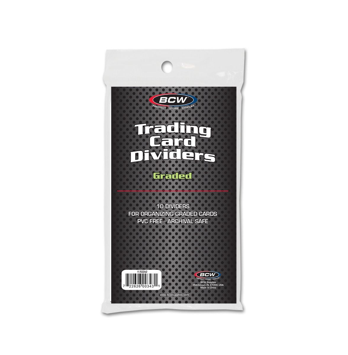BCW Graded Trading Card Dividers