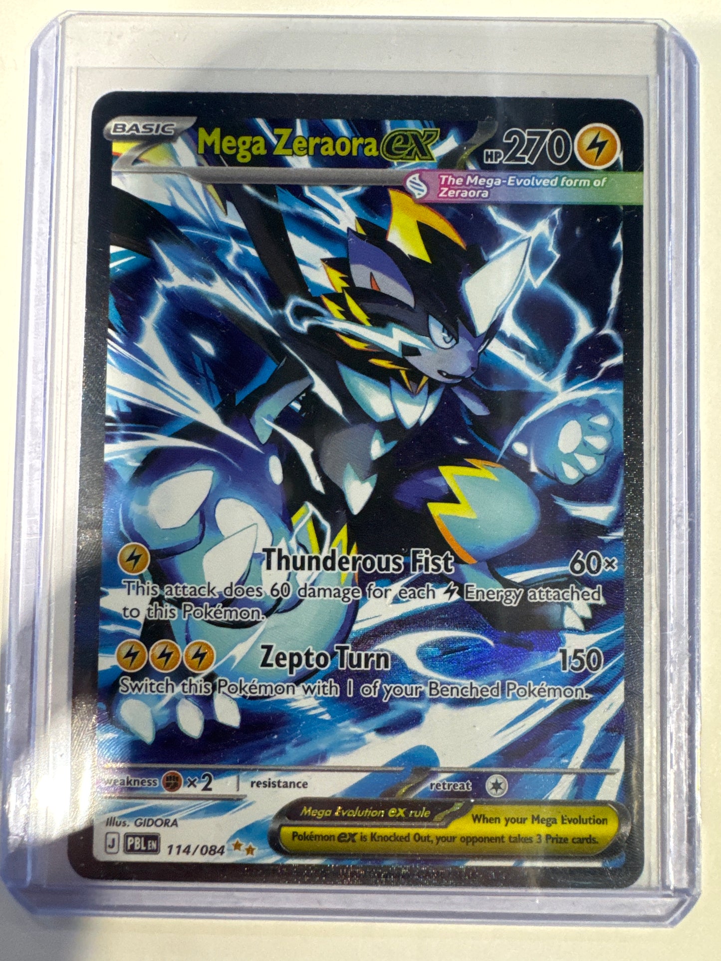 Mega Zeraora ex 114/084