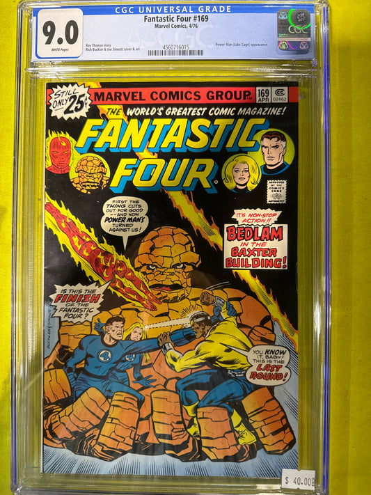 Fantastic Four #169 CGC 9.0
