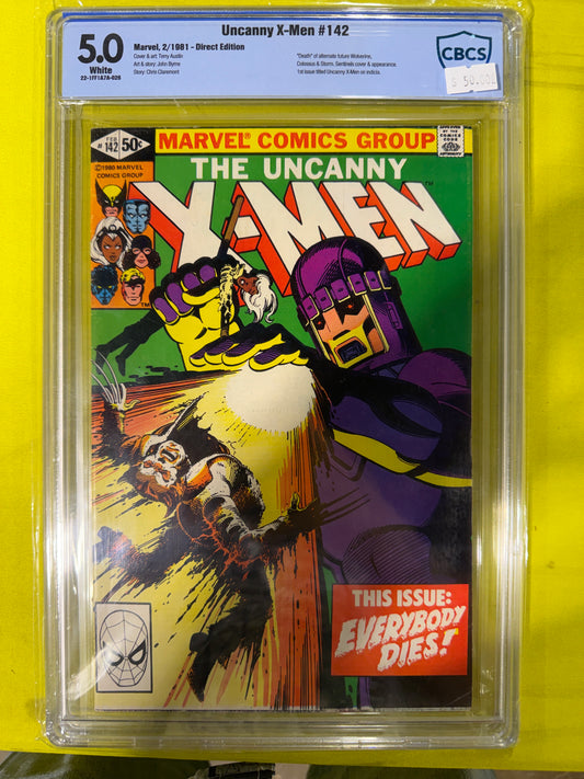Uncanny X-men #142 CBCS 5.0 Direct Edition