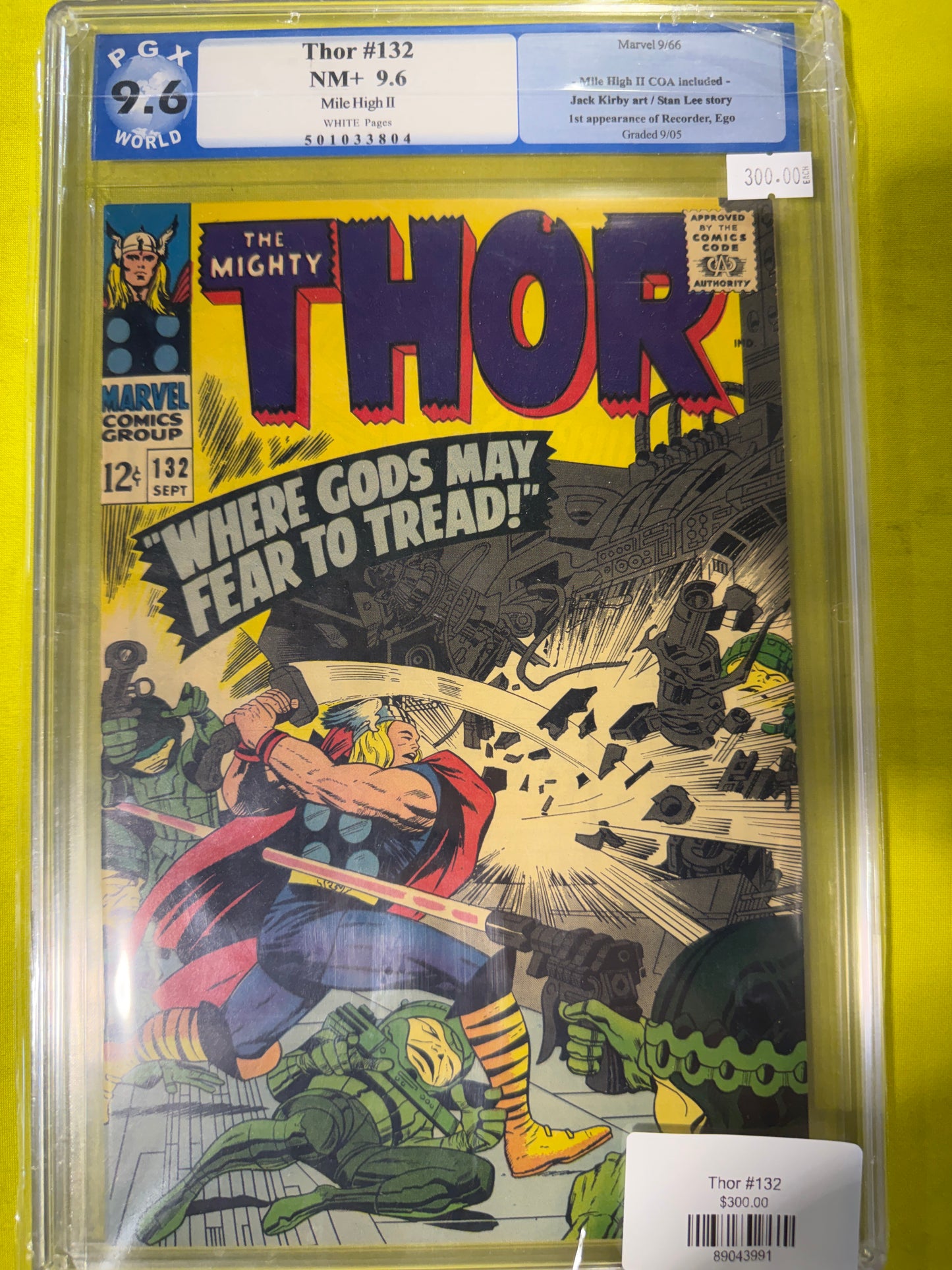 Thor #132 PGX 9.6
