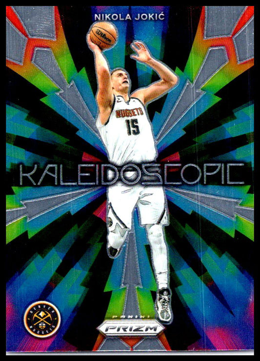 2023-24 Prizm #8 Nikola Jokic Kaleidoscopic