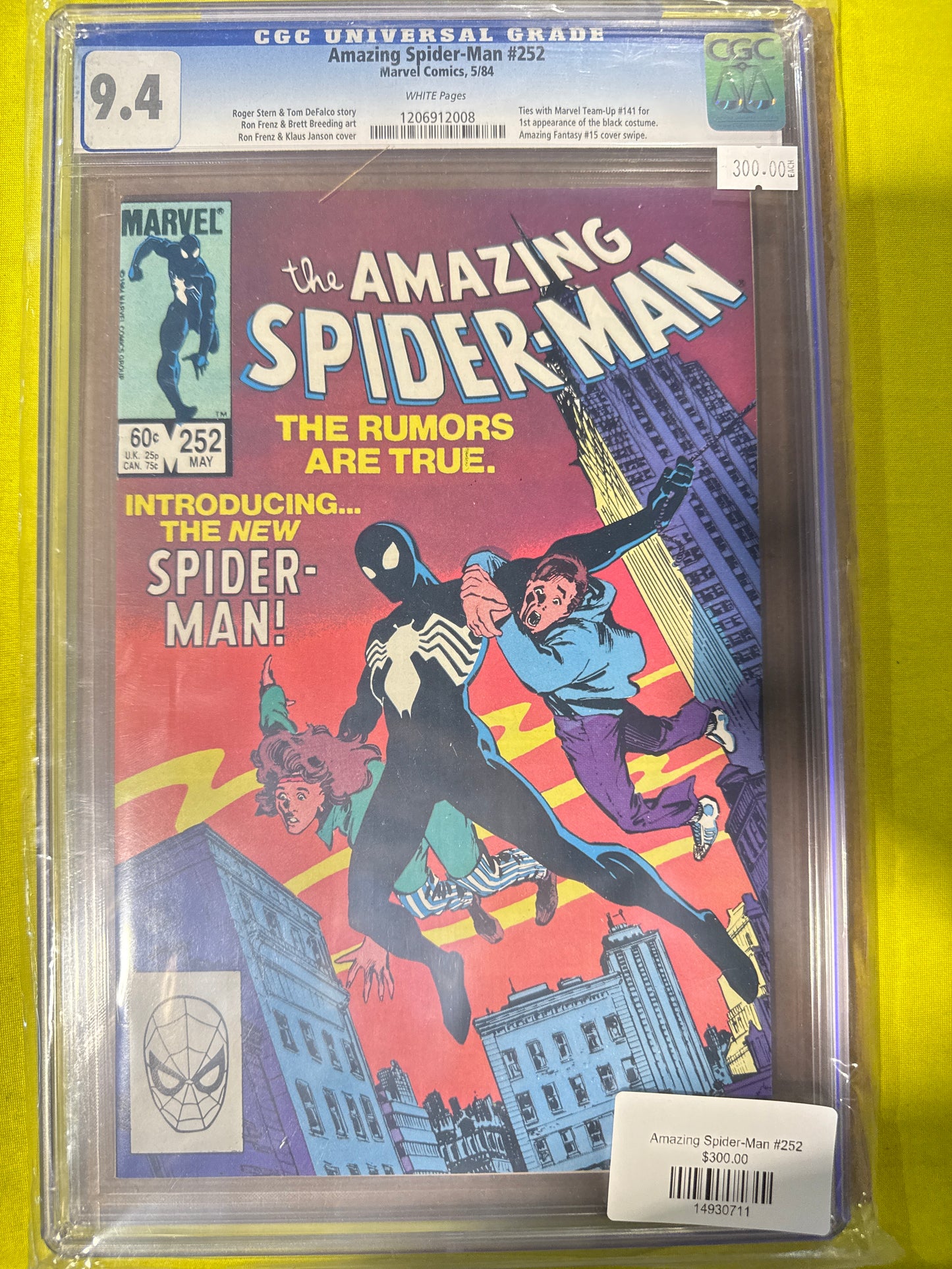 Amazing Spider-Man #252 CGC 9.4