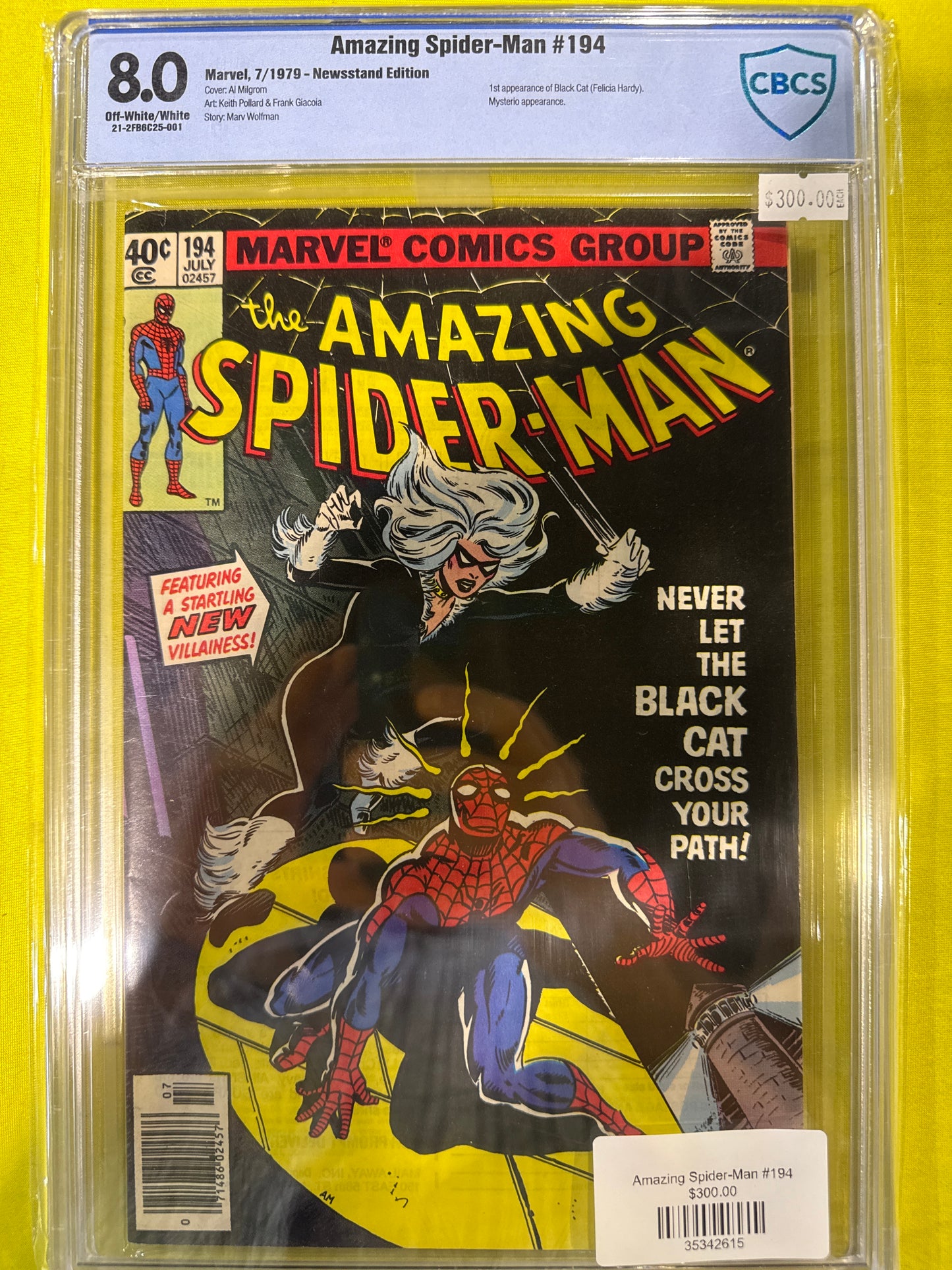 Amazing Spider-man #194 CBCS 8.0