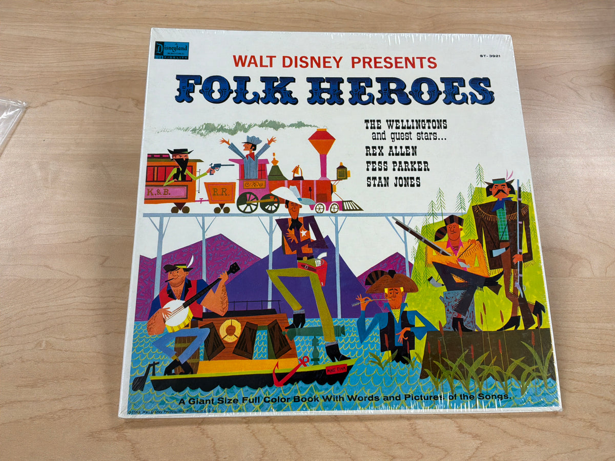 Walt Disney Presents Folk Heroes - The Wellingtons, Rex Allen, Fess Parker, Stan Jones