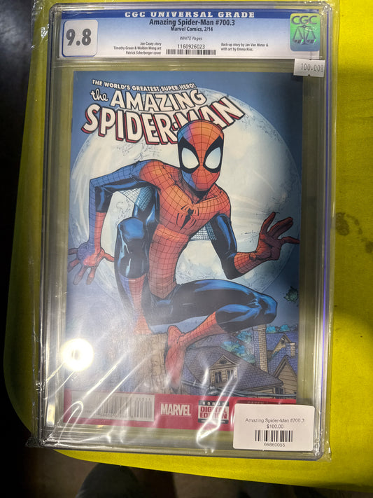 Amazing Spider-Man #700.3 CGC 9.8