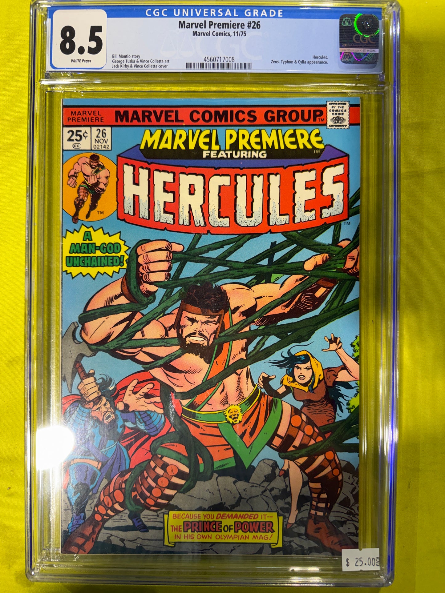 Marvel Premiere #26 CGC 8.5