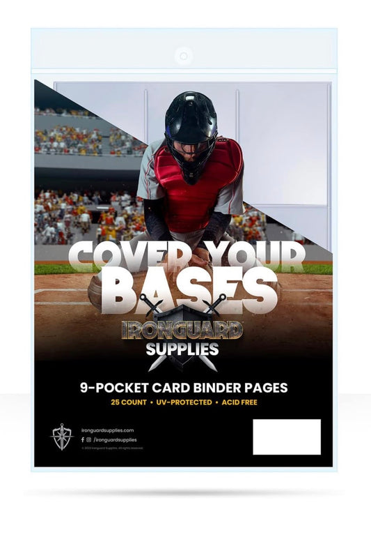 Ironguard 9-Pocket Card Binder Pages (25)