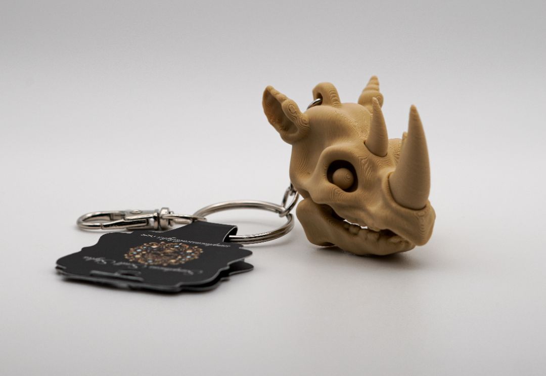 Safari Skull Keychains