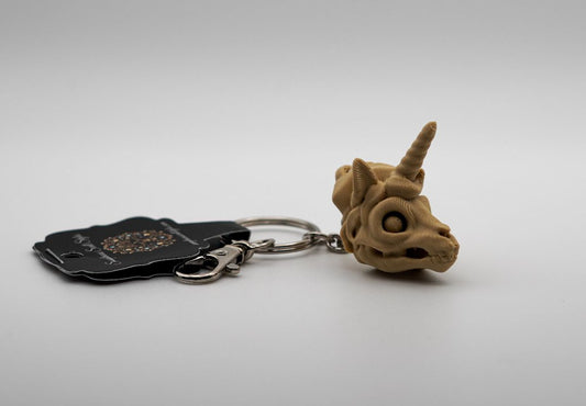 Backyard Skull Keychains