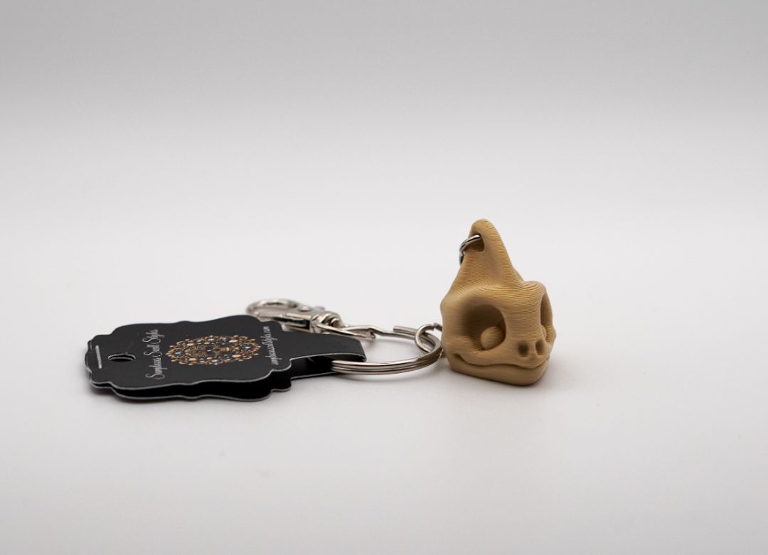 Backyard Skull Keychains