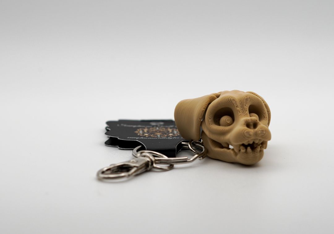Backyard Skull Keychains